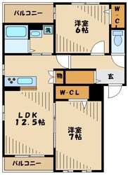 ヴィクトワール・フルーヴVIIの物件間取画像